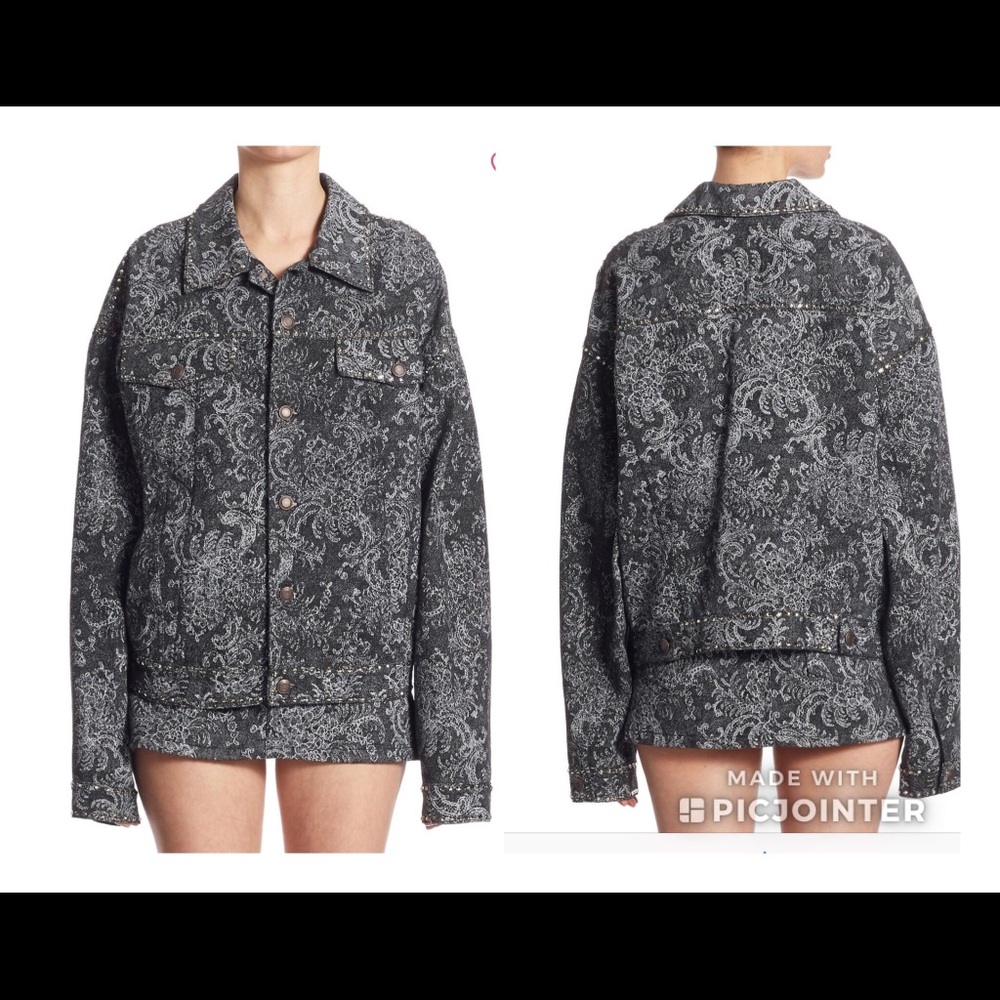 🔥MARC JACOBS Oversized Denim Bomber Jacket - Picture 3 of 8